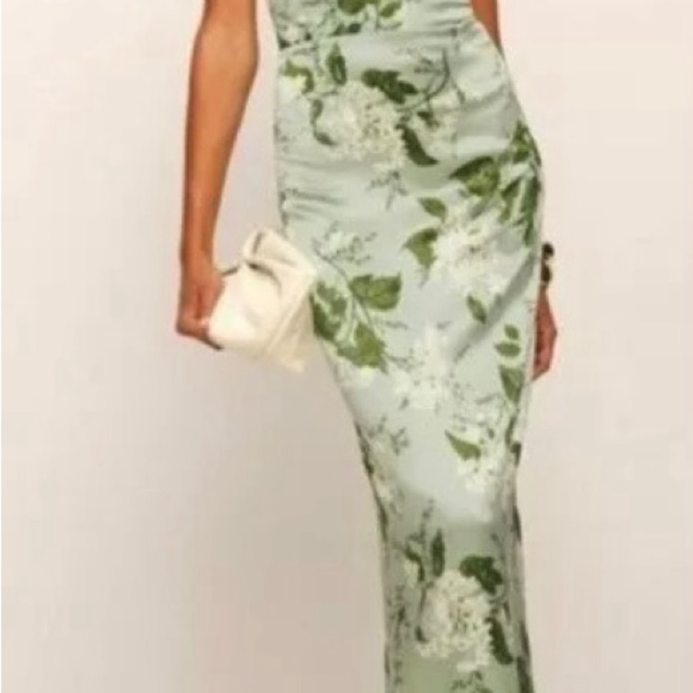 Floral Green Dress